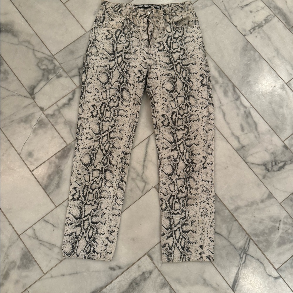 Alexander Wang python print pants